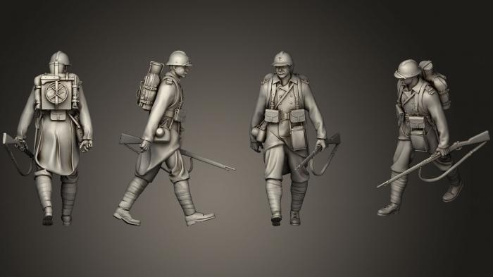 Military figurines (STKW_0327) 3D model for CNC machine